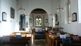 Interior of tathwell church